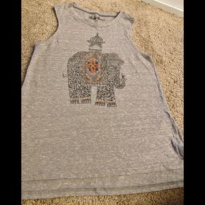 Lucky Brand Elephant Tank Top